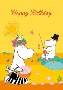 Moomin Happy Birthday - Greeting Card